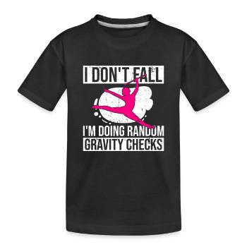 Twirling Recitals Design Für Baton Twirler Und - Kids' Premium Organic T-Shirt - black - Front