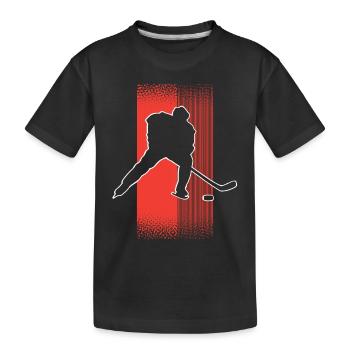 Eishockey Hockey sur glace - T-shirt bio Premium Enfant - noir - Devant