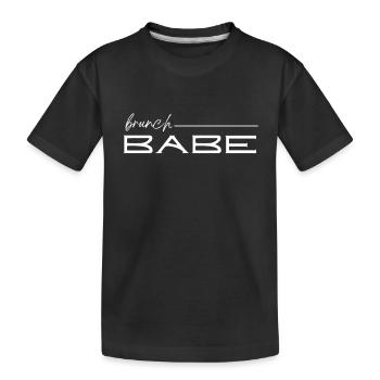 Babes Who Brunch Squat - T-shirt bio Premium Enfant - noir - Devant