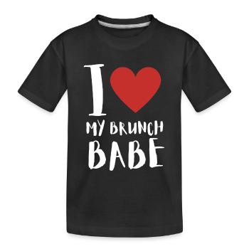 Babes Who Brunch Squat - T-shirt bio Premium Enfant - noir - Devant