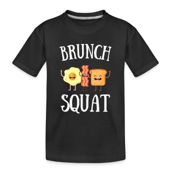 Babes Who Brunch Squat - T-shirt bio Premium Enfant - noir - Devant