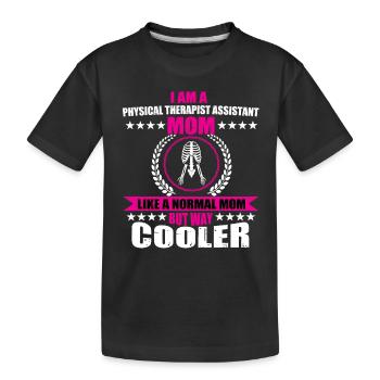 Physiothérapeute Assistante Mère - T-shirt bio Premium Enfant - noir - Devant