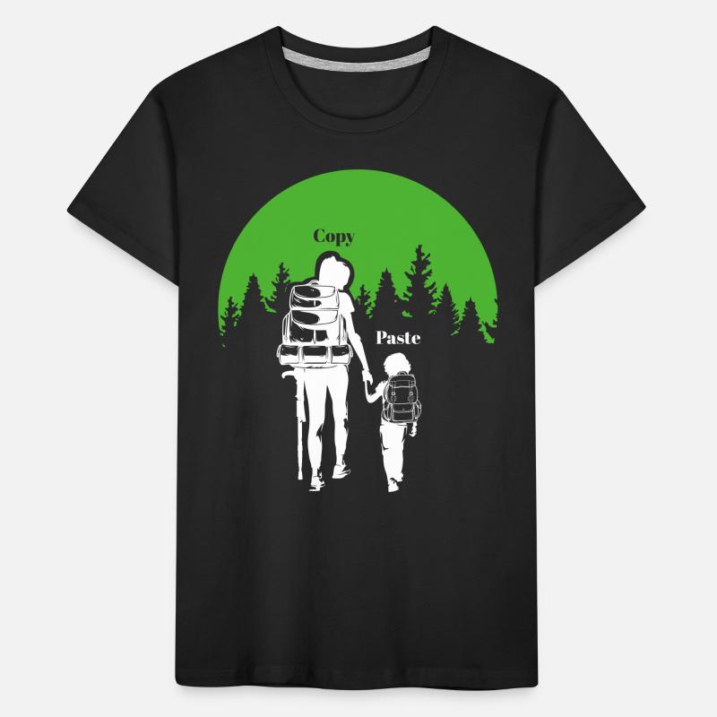 Muttertag Mutter und Tochter passender Wanderer Kinder Premium Bio T-Shirt