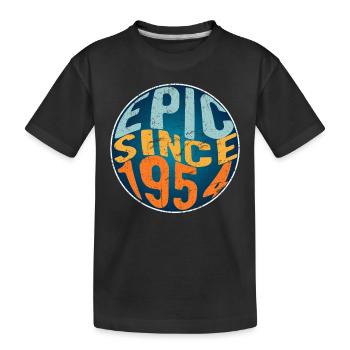 Épique depuis 1954 - T-shirt bio Premium Enfant - noir - Devant