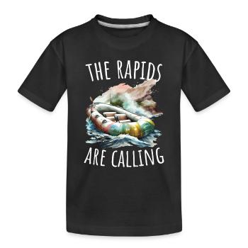 Rafting - T-shirt bio Premium Enfant - noir - Devant
