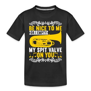 Tuba Tuba lecteur - T-shirt bio Premium Enfant - noir - Devant