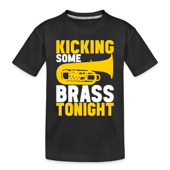 Tuba Tuba lecteur - T-shirt bio Premium Enfant - noir - Devant