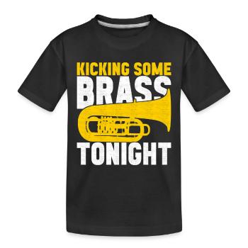 Tuba Tuba lecteur - T-shirt bio Premium Enfant - noir - Devant