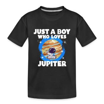 Planète Jupiter Cadeau - T-shirt bio Premium Enfant - noir - Devant