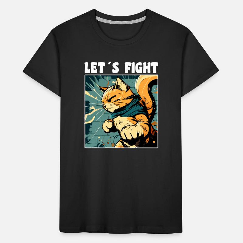 Karaté Chat T-shirt bio Premium Enfant
