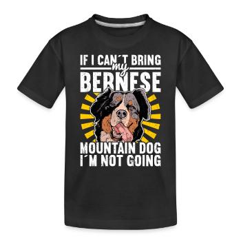 Bernese Mountain Dog - Kids' Premium Organic T-Shirt - black - Front