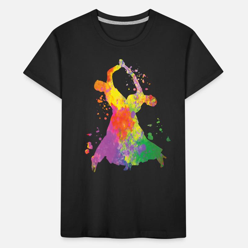 Slow Fox Quickstep Gesellschaftstanz Kinder Premium Bio T-Shirt