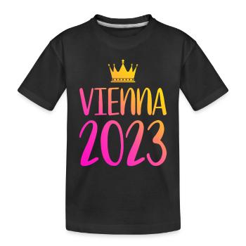 Vienne 2023 Vienne - T-shirt bio Premium Enfant - noir - Devant