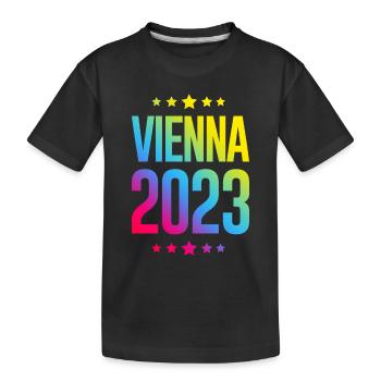 Vienne 2023 Vienne - T-shirt bio Premium Enfant - noir - Devant