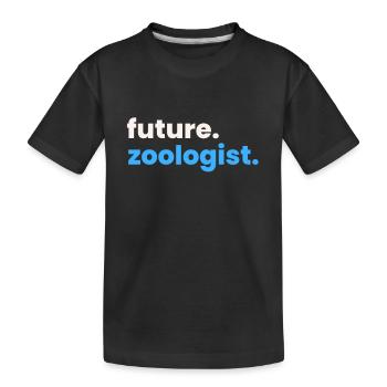 Future Zoologist Birthday Wildlife - T-shirt bio Premium Enfant - noir - Devant