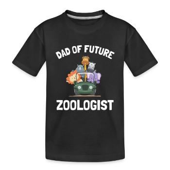 Future Zoologist Birthday Wildlife - T-shirt bio Premium Enfant - noir - Devant