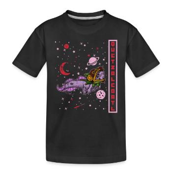 Quetzalcoatl Axolotl Mexique Divinité Aztèque - T-shirt bio Premium Enfant - noir - Devant