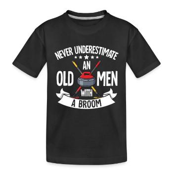 Locken - Kinder Premium Bio T-Shirt - Schwarz - Vorne