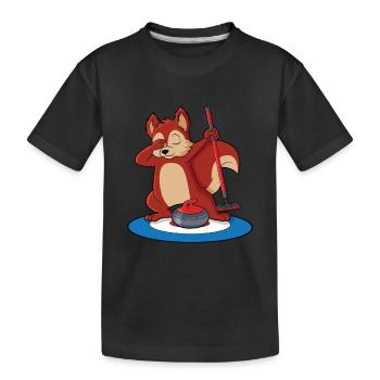 Locken - Kinder Premium Bio T-Shirt - Schwarz - Vorne