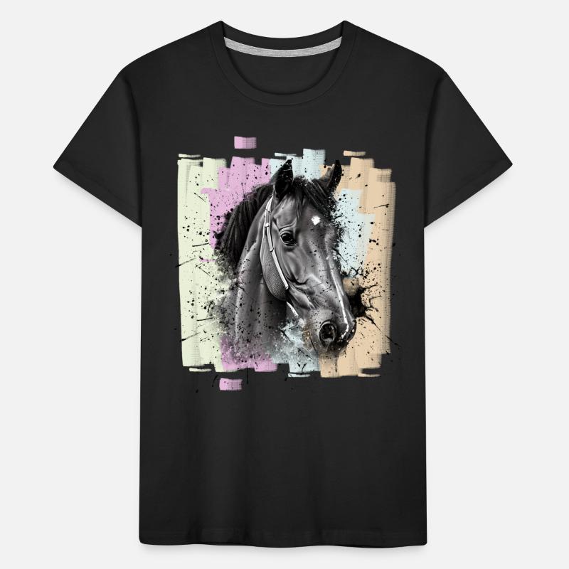 Cheval T-shirt bio Premium Enfant