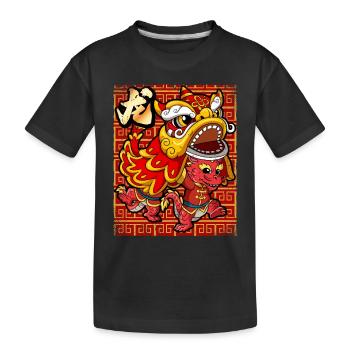 Jahr Des Drachen Mondneujahrsfest Chinesisches - Kinder Premium Bio T-Shirt - Schwarz - Vorne