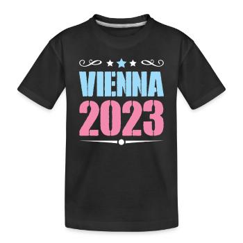 Vienne 2023 Vienne - T-shirt bio Premium Enfant - noir - Devant