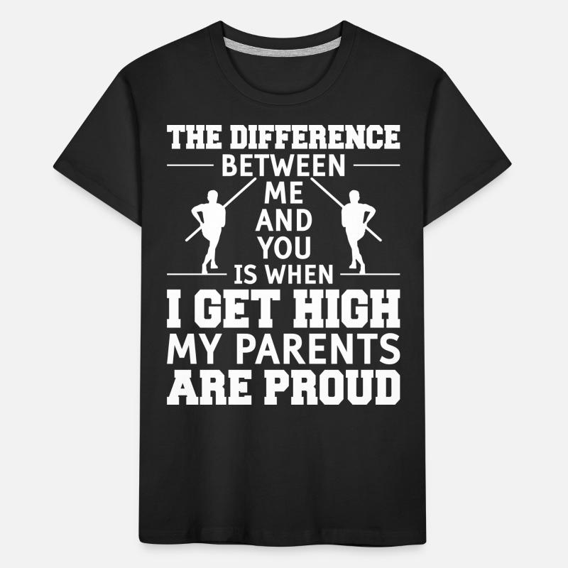 Saut à la perche Saut à la perche Athlétisme T-shirt bio Premium Enfant