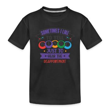 Bingo Card Game Grandma Bingo Player Bingo Cards - Kinder Premium Bio T-Shirt - Schwarz - Vorne