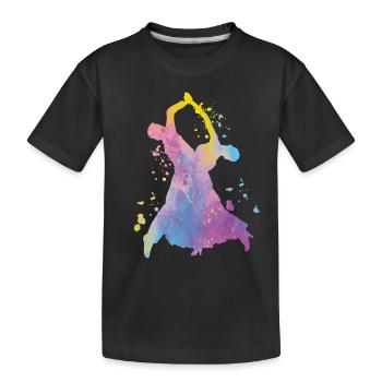 Viennese Waltz Ballroom Dances - Kids' Premium Organic T-Shirt - black - Front