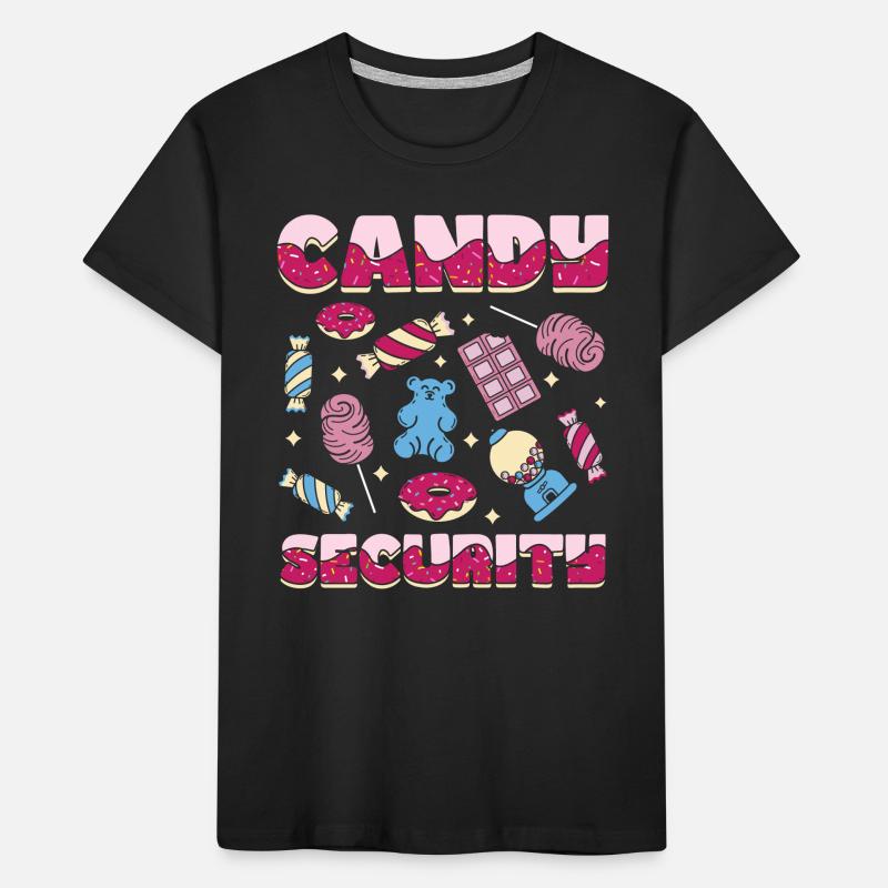 Candy Security Kids' Premium Organic T-Shirt