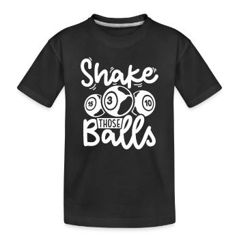 Bingo Card Game Grandma Bingo Player Bingo Cards - Kinder Premium Bio T-Shirt - Schwarz - Vorne