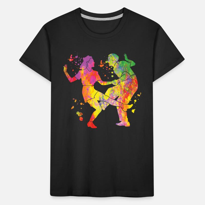 Dancing Swing 60s Boogie Woogie Kids' Premium Organic T-Shirt