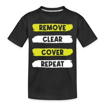 Floorers, tilers, tilers - Kids' Premium Organic T-Shirt - black - Front