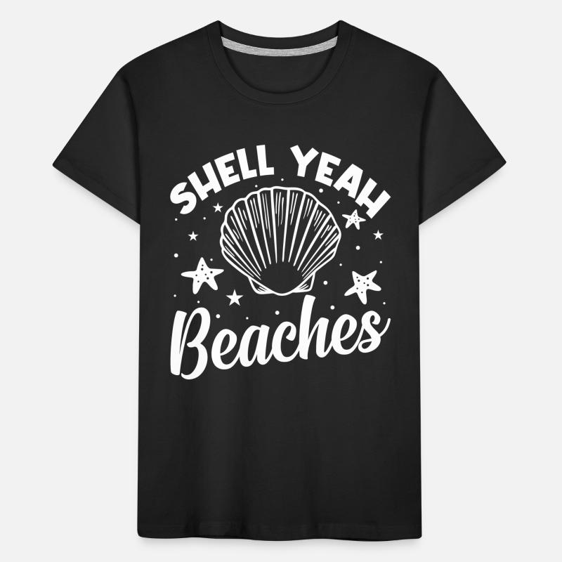 Shell Sea Turtle Lovers Plages T-shirt bio Premium Enfant