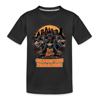 New York : Brooklyn Rats, Gangstas Paradise - T-shirt bio Premium Enfant - noir - Devant