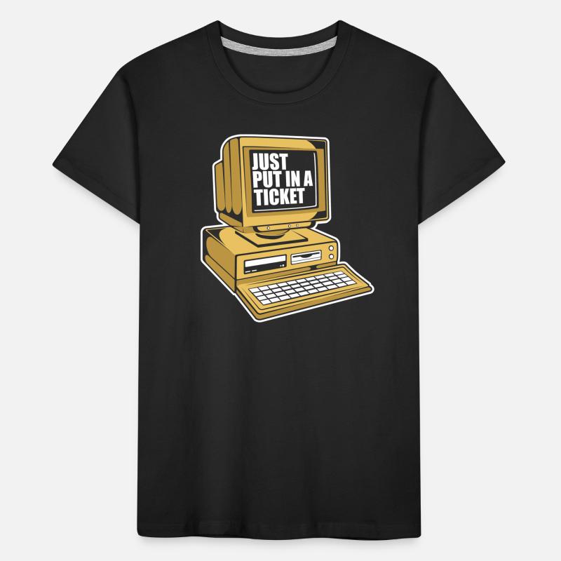 Just Put In A Ticket Admin IT Operations Kids' Premium Organic T-Shirt
