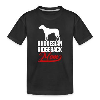 Maman Rhodesian Ridgeback - T-shirt bio Premium Enfant - noir - Devant