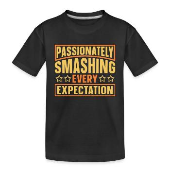 Le théâtre musical écrase passionnément Broadway - T-shirt bio Premium Enfant - noir - Devant