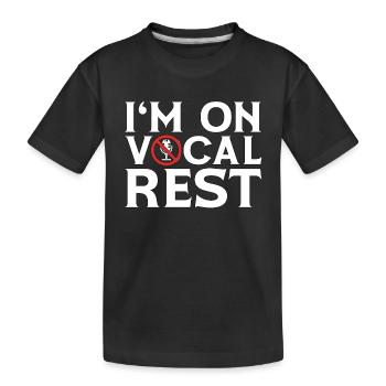 Comédie musicale I’m On Vocal Meilleur drame Broadway - T-shirt bio Premium Enfant - noir - Devant