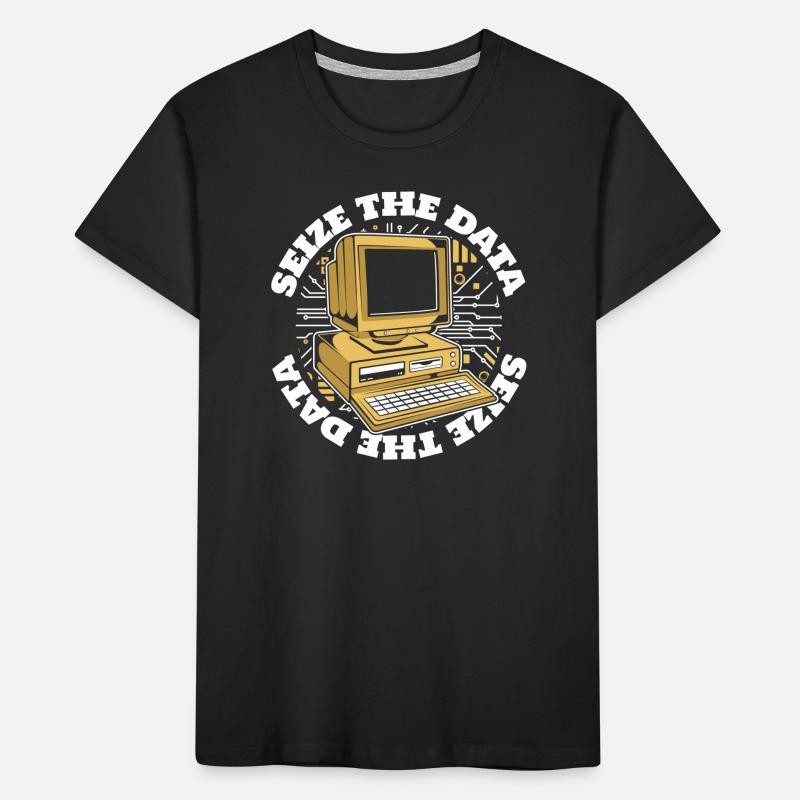 Seize The Data Admin IT Operations Computer Scientist Kids' Premium Organic T-Shirt