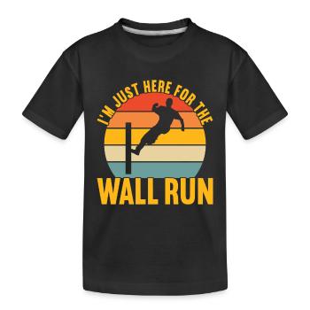 Parkour Freerunning - T-shirt bio Premium Enfant - noir - Devant