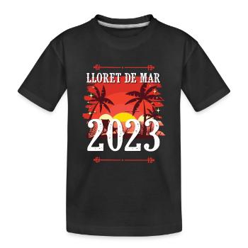 Lloret de Mar 2023 - T-shirt bio Premium Enfant - noir - Devant