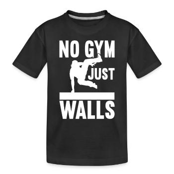 Parkour Freerunning - T-shirt bio Premium Enfant - noir - Devant