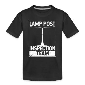 Équipe d’inspection des lampadaires Geocaching Fun - T-shirt bio Premium Enfant - noir - Devant