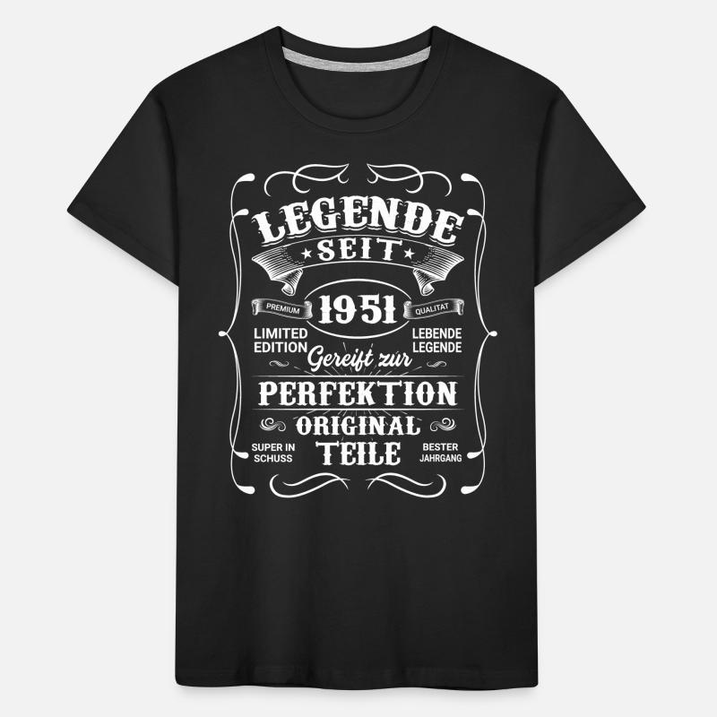 72. Geburtstag oldtimer 1951 Kinder Premium Bio T-Shirt