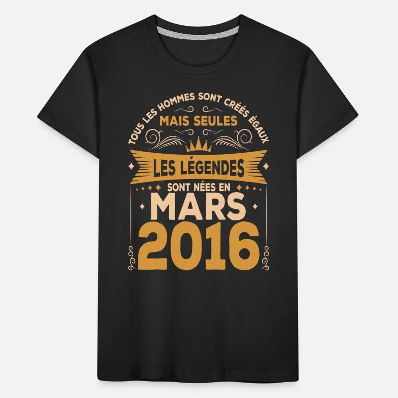 Mars 2016 anniversaire Mars 2016 Mars T-shirt bio Premium Enfant
