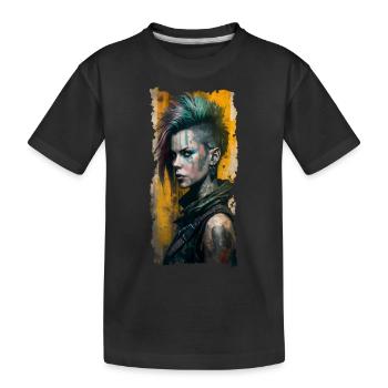 Tatouage Punk Rock Girl Punkrock - T-shirt bio Premium Enfant - noir - Devant