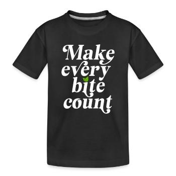 Veganer Make Every Count Go Vegan Veganerin - T-shirt bio Premium Enfant - noir - Devant