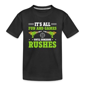 Lasertag Laser Tag - T-shirt bio Premium Enfant - noir - Devant
