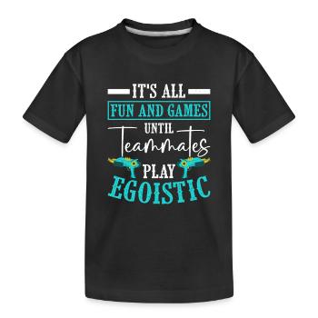 Lasertag Laser Tag - T-shirt bio Premium Enfant - noir - Devant